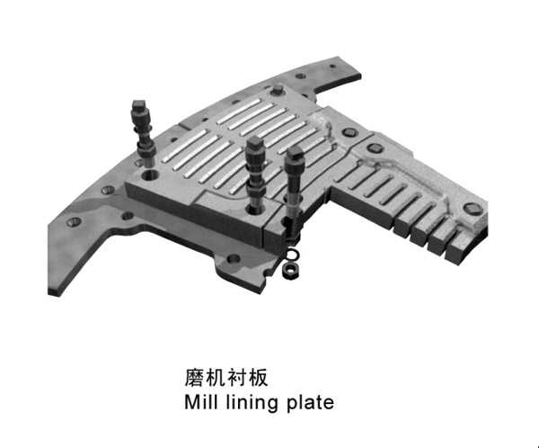 Mill lining plate
