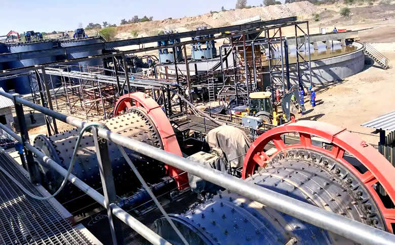 Ore dressing site
